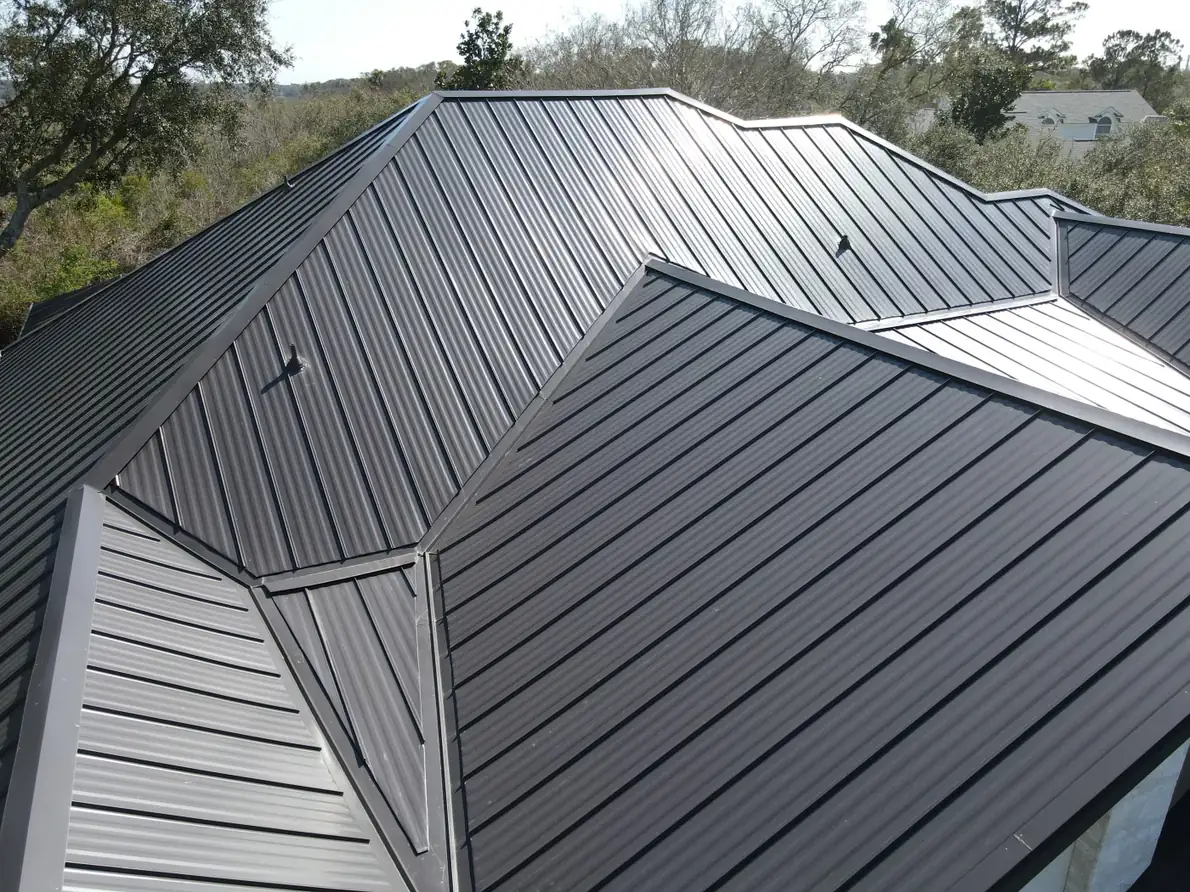 Roofer installing shingles — roofing company website design and lead follow-up